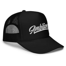 Load image into Gallery viewer, Ambition - Foam Trucker Hat (White Stitch)
